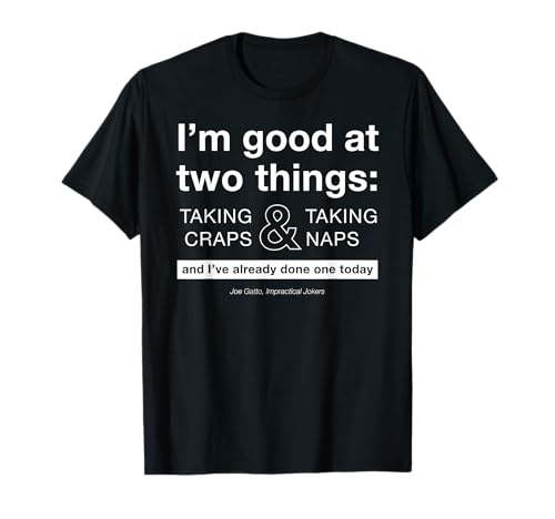 Impractical Jokers Craps & Naps T-Shirt T-Shirt