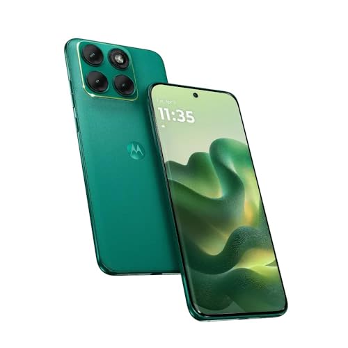 Image of Motorola Moto Edge 70 Fusion 5G Ai (Compatible with Tmobile Mint Tello & Global) (256GB+8GB) NFC 50MP 4K Triple Cam Dual Sim 6.8 inch Curved XT2605-3 Latino American Version (Sporting Green) | XT2605-3, NFC, DS