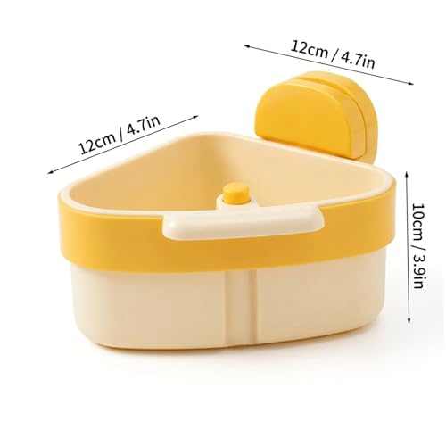 Colador para fregadero de cocina plástico amarillo miniatura 4
