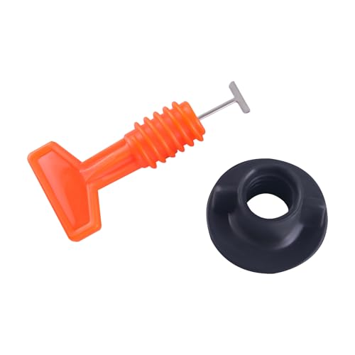 GIVIHGETI 150 Stück Fliesen Nivelliersystem Kit, Wiederverwendbare, Alternative zu Fliesenkeilen und Zuglaschen, Verleghilfe Fliese mit 3 Fliesenschlüssel für Wand und Boden Fliesen