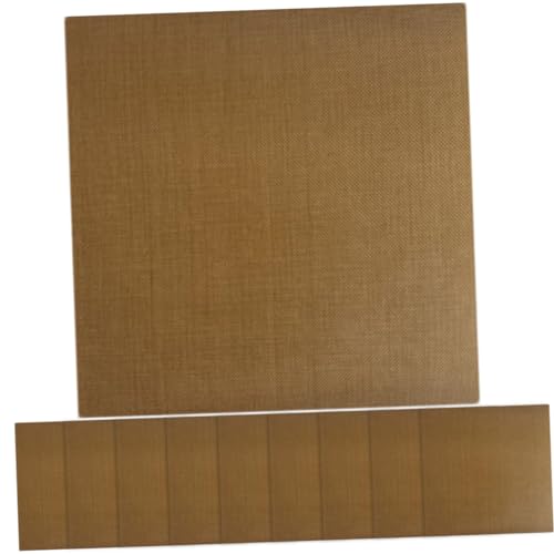 FRCOLOR 20 Uds De Aislamiento Térmico De Hierro Permanente Pegatina Alisadora De Pelo Para Cabello Grueso Pegatinas De Férula Permanente De Tela De Fibra De Vidrio De 15X15Cm