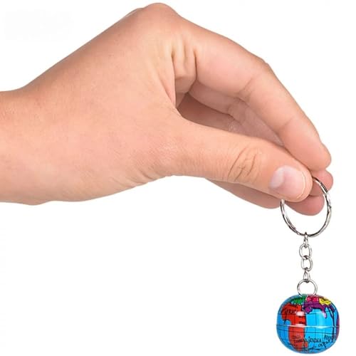 Porte-clés globe pour ne plus perdre vos clés lot de 12 - 2