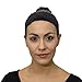 Wig Grip by Indigo Exchange - New Adjustable Elastic Closure Prevents Hair Breakage and Bunching - Non Slip Wig Accessory - Holds Wigs in Place-Velvet Wigrip Comfort Band for Women (Black)