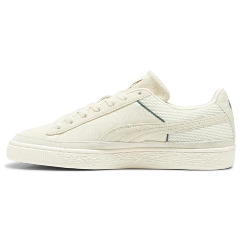 PUMA Mens Suede Palm Tree Crew Lace Up Sneakers Shoes Casual - Off White, White3