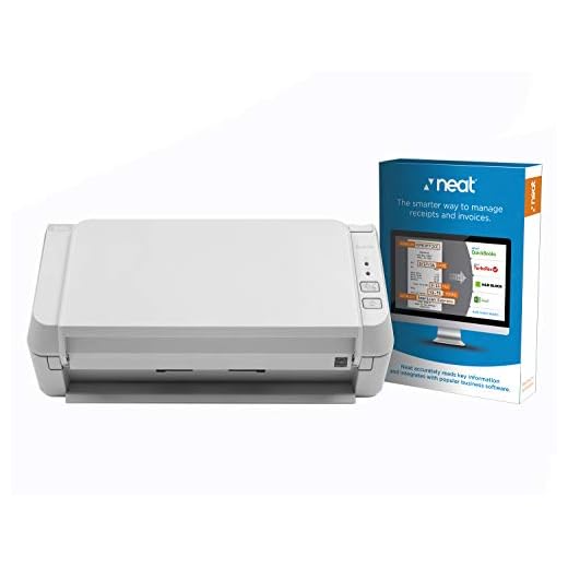 Fujitsu ScanZen EKO Document Scanner for PC, Powered with Neat Software - TWAIN Compliant