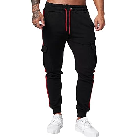 Navy Blue Striped Trousers for Men Cover
