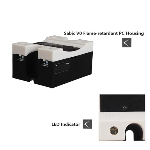 Relé SSR de 50 A salida 42-440V CA placa de interruptor de relé RM1A40A50 3