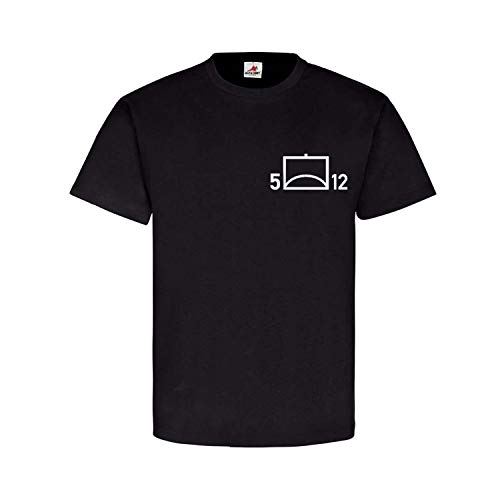 T-shirt canon Gepard 5 PzFlakBtl 12 Hardheim noir Medium pour vos sorties et salons