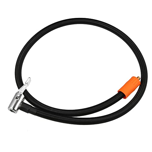 X AUTOHAUX Tuyau Extension Gonfleur Pneu 80cm Verrou Métal
