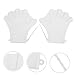 Abaodam 1pair Swim Practicing Hand Covers Water Resistance Gloves Dive Auxiliary Mittens Silicone Hand Fins