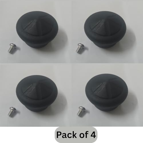 Image of Kitdor's Knobs for Universal steel lids - Heat-Resistant Replacement Handle for Pot & Pan Covers | Stylish backlite knobs used for lids (Extra Knobs, Medium)