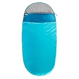 Saco de dormir práctico, de gran espacio y de alto valor diseñado profesionalmente, que se puede usar como colcha para desplegarse en 360 °, puede elegir entre la colcha o la alfombra del piso, y el gran espacio es resistente al frío y a la suciedad.