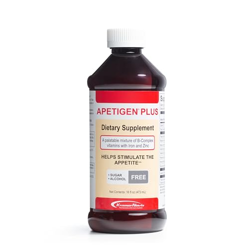 Apetigen-Plus Appetite Booster for Kids and Adults – Liquid Appetite Stimulant with B1, B2, B3,...