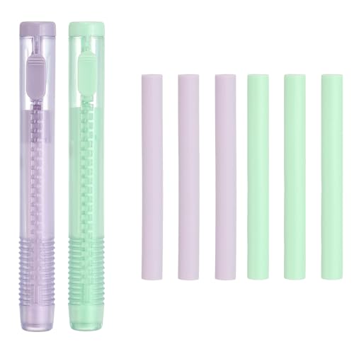 Gomme coulissante rétractable PATIKIL lot de 8 pour effacer sans salir