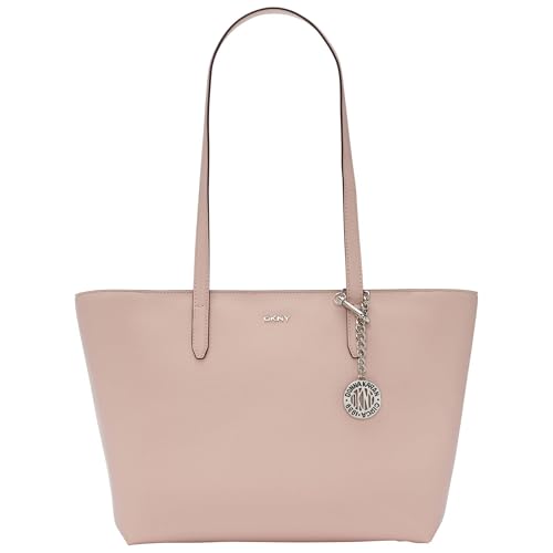 DKNY Women's Bryant Medium Leather Tote Bag Handbag, Cashew, OS