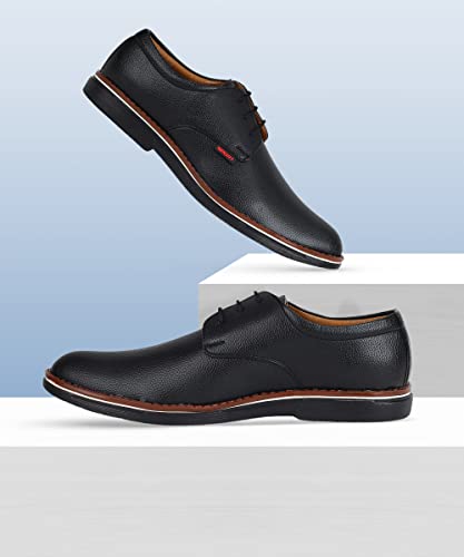 Image of Zixer Synthetic Leather Mens Formal Shoes || Office Formal Shoes Men Stylish|| Formal Shoes for Men Patent Leather Lace Up Party Formal Shoe
