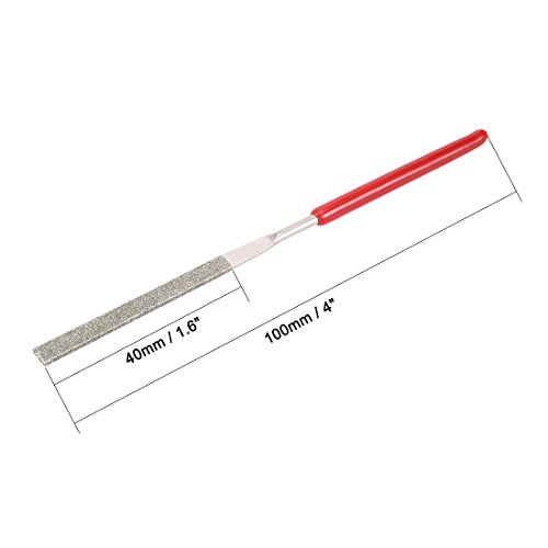 Uxcell 10Pcs Flat Diamond Needles File 2Mm X 100Mm 150 Grit For Metal Glass Wood Stone Grinding Polishing Engraving #TOP1