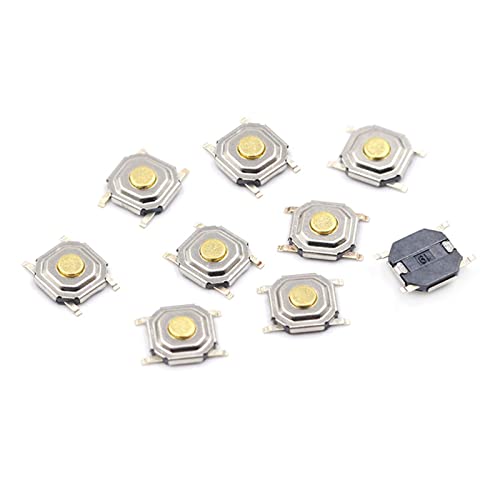 Interrupteur tactile SMD 4x4x3mm pour réparation électronique de précision, lot de 100 - 4