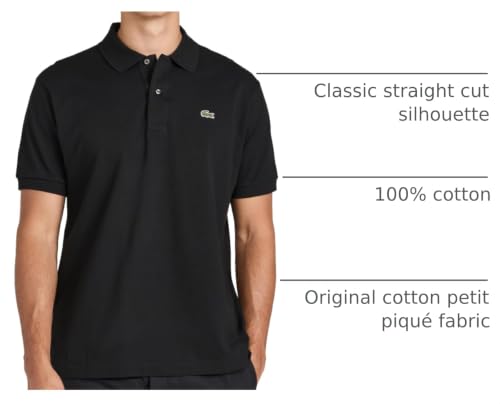 Image of Lacoste Mens Legacy Short Sleeve L.12.12 Pique Polo Shirt