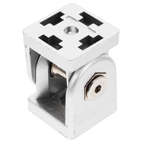 SOLUSTRE Aluminum Hinge Connector Adjustable Pivot Joint for Extrusion Profile Flexible Connector for Printer Assembly