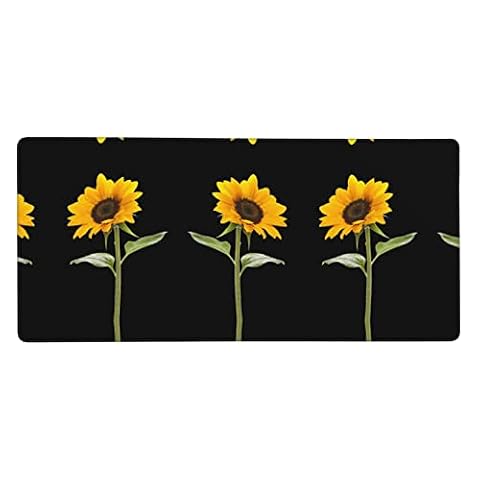 Bloom Sunflower podkładka pod mysz 40 x 90 cm duża podkładka pod mysz do gier, do biura, gier, komputera, laptopa, biurka