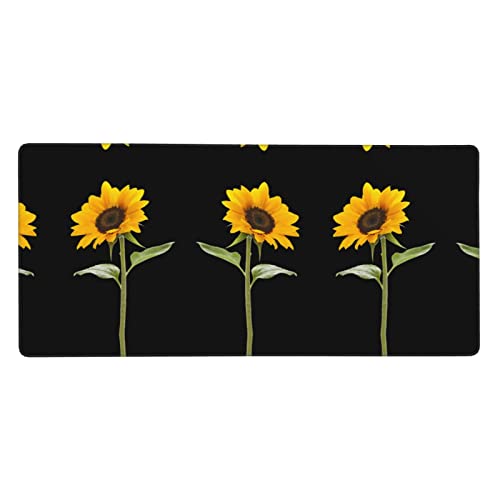 Bloom Sunflower podkładka pod mysz 40 x 90 cm duża podkładka pod mysz do gier, do biura, gier, komputera, laptopa, biurka