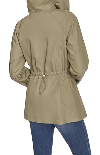 Image of Cole Haan Outerwear travel packable rain jacket,SAGE,small