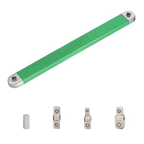 Opdestn Clé à douille déportée | 38 cm Allonge à cliquet déportée pour espaces restreints,Rallonge pour clé à choc | pour Réparation Auto, Transmission, Pompe à Eau, Climatisation