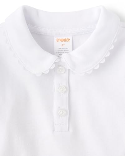 Gymboree Girls' and Toddler Short Sleeve Peter Pan Collar Shirt2