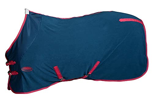 Weatherbeeta Fleece-AbkĂĽhler, Standardhals, 2,7 m, Blaubeere / Pink