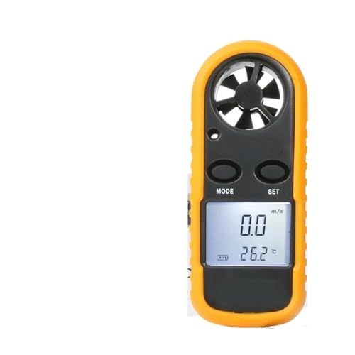 Anémomètre portable GM816 thermomètre LCD pour stopper les erreurs de mesure de vent et d'air