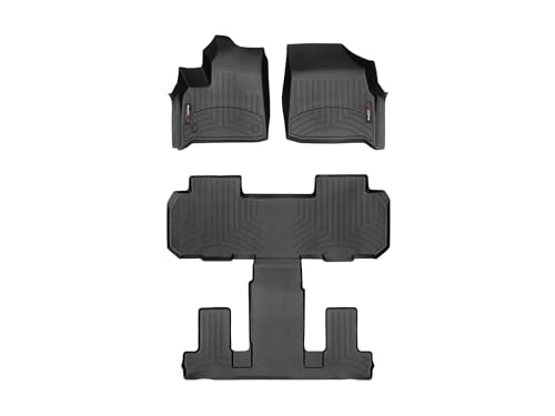 WeatherTech Custom Fit FloorLiners for Chevrolet Traverse (2nd Row Bucket...
