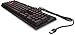 HP OMEN Encoder Tastiera, Switch Cherry MX Red, Tecnologia Meccanica Antighosting N-Key Rollover, LED Dedicati e Regolabili, Tasti Multimediali, Piedini Regolabili 2 Posizioni, USB, Nera immagine
