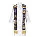 Purple Lenten Story Overlay Stole, 110 Inch