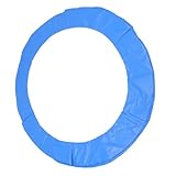KOMBIUDA Funda Protectora para Trampolín Trampolin De Agua Suministros De Trampolín Cubierta Protectora De Cama Elástica Cubierta del Marco del Trampolín De Polivinilo Blue