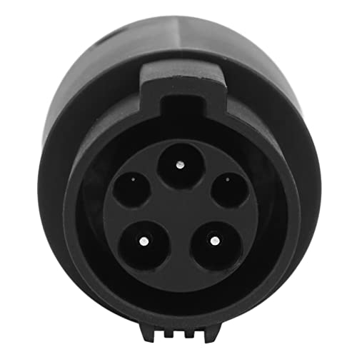 Aramox Adapter do ładowania pojazdów elektrycznych typu 1 do typu 2 Złącze EV 16-32A 220-250 V dla pojazdów standardowych od USA do UE