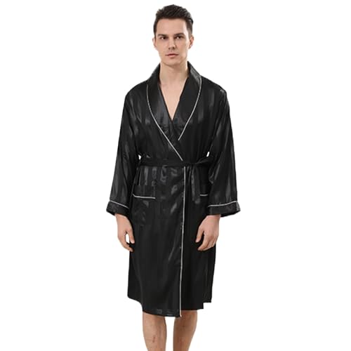 Tenue d'intérieur masculine en satin un cadeau élégant pour homme