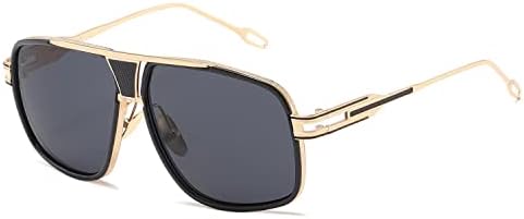 kimorn Sunglasses For Men Retor Goggle Metal Frame Classic Eyewear AE0336