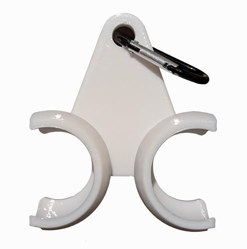 Double Golf Ball Holder, for Golfers, Custom Made, No Golf Balls Included (3D Printed)