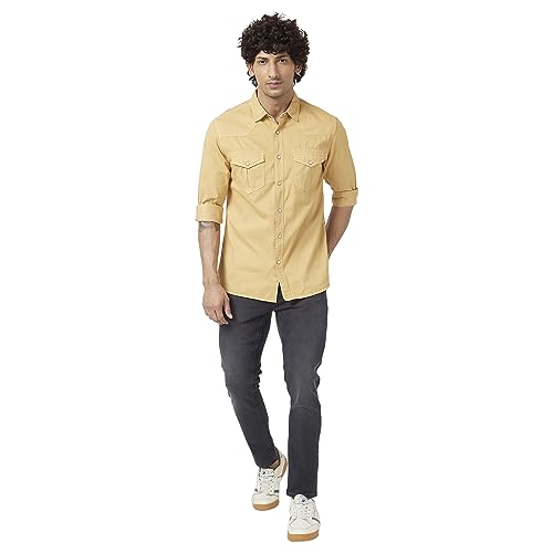 Image of Spykar Men's Skinny Fit Low-Rise Casual Jeans