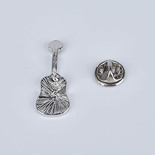 Image of 6 Pcs Guitar Lapel Pin Set for Women Clothing, Backpacks, Jackets, Hat