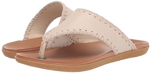 The Sak Women's Leather Shana Thong Crochet, Flip Flop Sandals, Summer Open Toe Shoes, Stone, 9 #TOP6