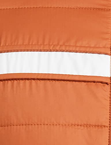 Image of Qube By Fort Collins Men's Padded Puffer Bomber Jacket - Quilted Winter Jacket for Men | Full Zip Warm High Neck Bomber Jacket with Chest Stripe for Winter Wear, Travel & Daily Use