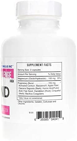 Systemic Formulas #404 Bind 120 Capsules (Pack Of 2) And Keychain Pill Holder, Activated Charcoal Capsules Powerful Cleanse Supplement For Optimal Health #TOP6