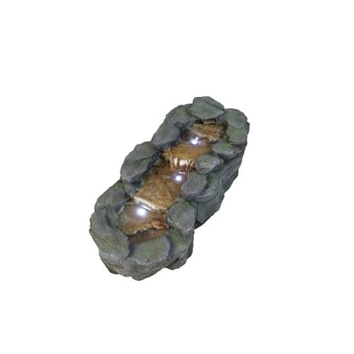 Aqua Creations Small Slate River Water Courses Mains Power Water Feature With Algae Tablets
