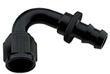 Fragola 212006-BL Black Size (-6) 120° Push Lock Hose Fitting