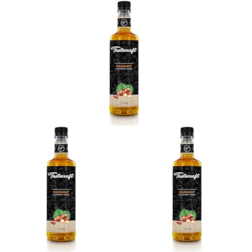 Image of Tastecraft Hazelnut Flavoured Syrup 750ml (Pack of 3)