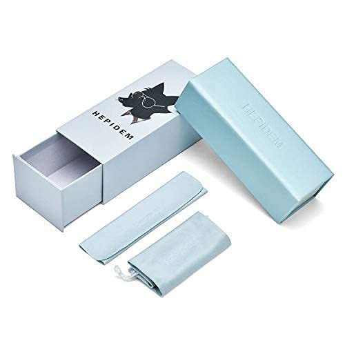 Hepidem Acetate Men Vintage Round Optical Glasses Frame Small 42Mm (Zolman,Leopard Small 42Mm) #TOP7