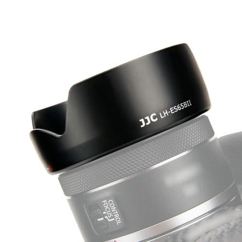 JJC ES-65B �����Y�t�[�h �Ԍ` Canon RF 50mm F1.8 STM �����Y �p ES-65B �݊� �L���m�� EOS R5 R6 R RP �J���� �ɑΉ�
