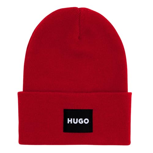 HUGO Herren Mütze Beanie Strickmütze Xevon_C, Farbe:Rot, Artikel:-693 red